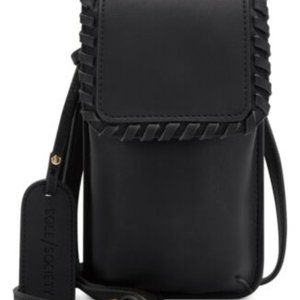 Sole Society Phone Case Cross Body Black NWOT